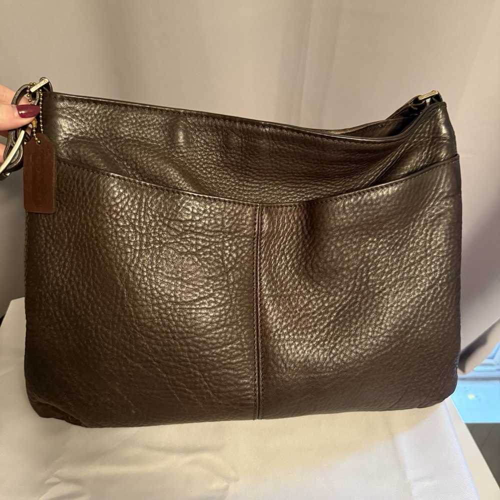 🏃🏼‍♂✨VTG Rare Coach Ergo Messenger 6804 Mahogany Costa Rica 12x15 Restored